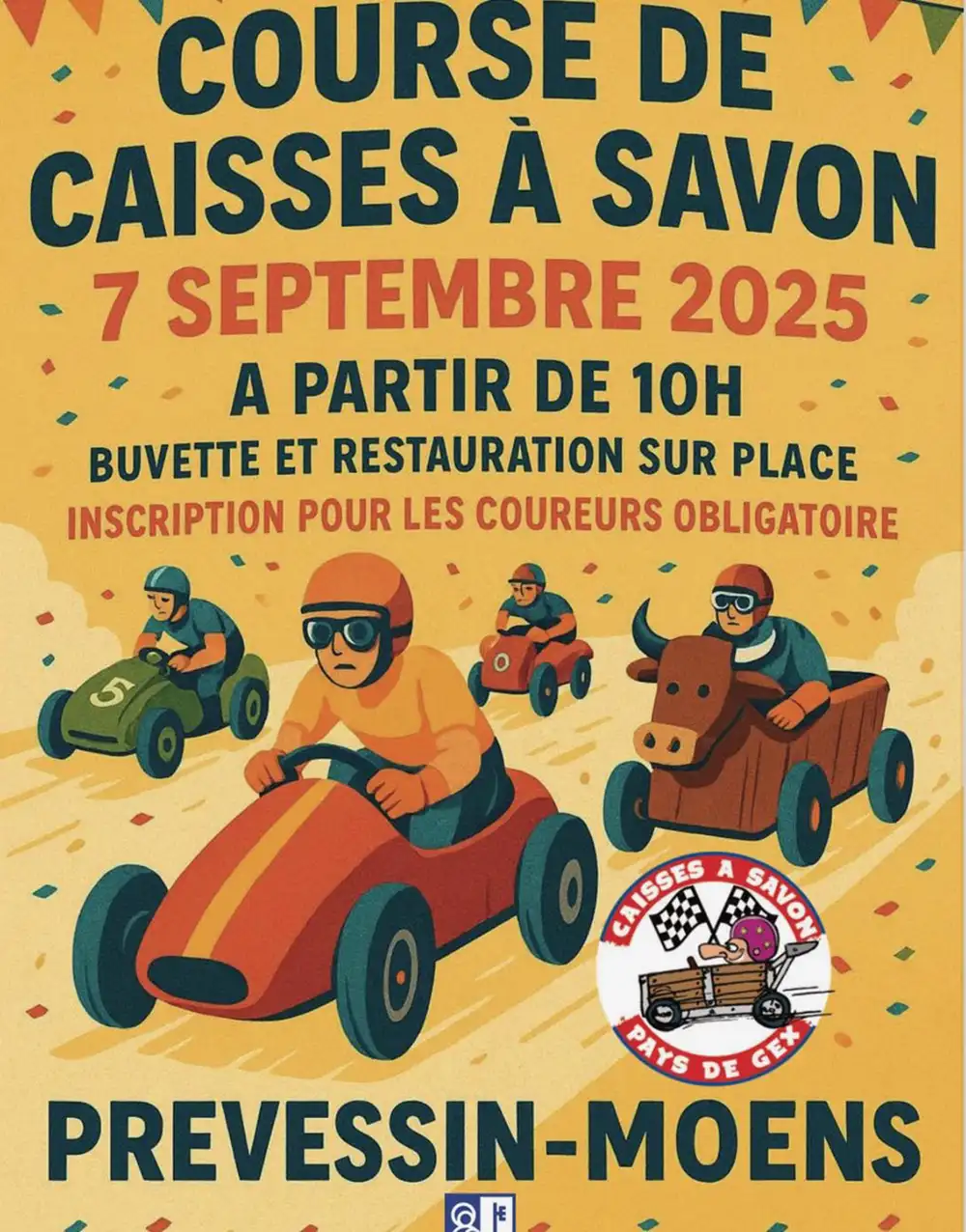 Course de Caisse à savon du Pays de Gex à Prevessins-Moens
